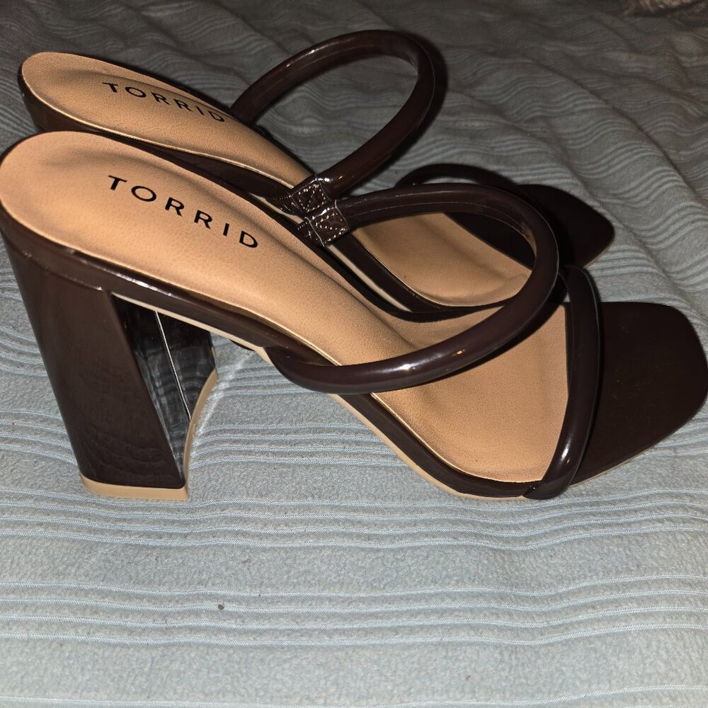 Double Band Flared Heel Mule (WW)